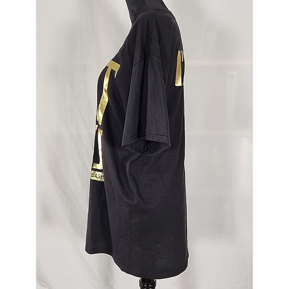 WWE Authentic Bobby Lashley The Hurt Business T-Shirt Size Large Black Gold Foil - Picture 8 of 10